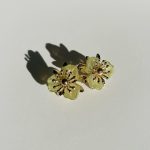 Yeşil Çiçek Küpe