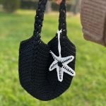 Siyah Deniz Yıldızı Çanta