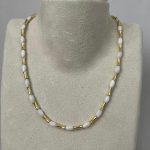 Gold Detaylı Sedefli Kolye - Görsel 4