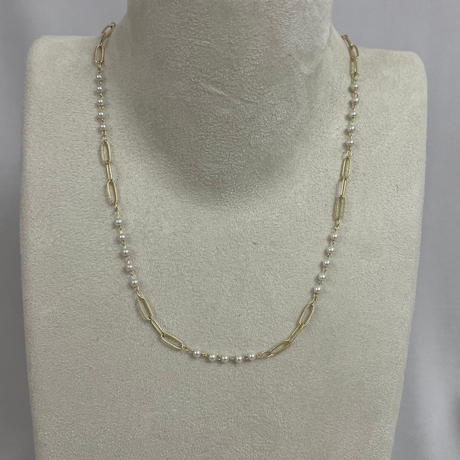 WhatsApp Image 2026-01-11 at 16.25.17 İnci Zincir Kolye - Görsel 1