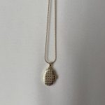 Sedefli Beyaz Kapaklı Kolye - Görsel 3