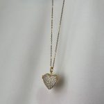 Gold Kalp Kapaklı Kolye