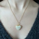 Gold Kalp Kapaklı Kolye - Görsel 3